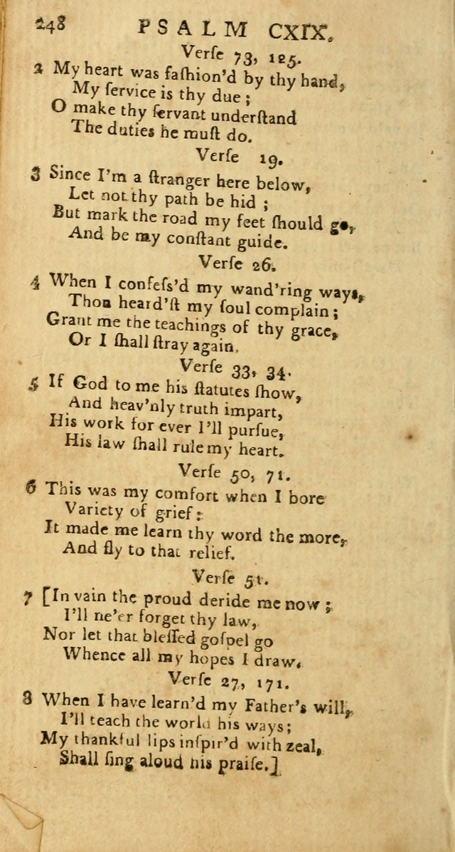 Psalms: carefully suited to the Christian worship in the United States of America: being an improvement of the old versions of the Psalms of David page 224