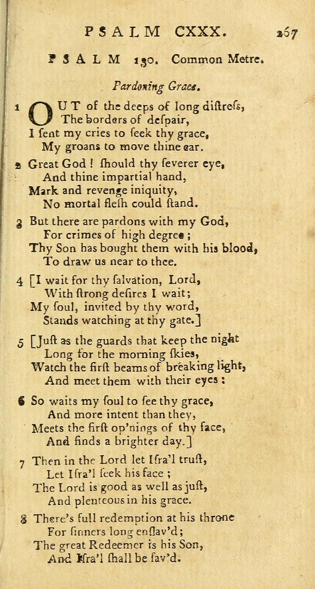 Psalms: carefully suited to the Christian worship in the United States of America: being an improvement of the old versions of the Psalms of David page 243