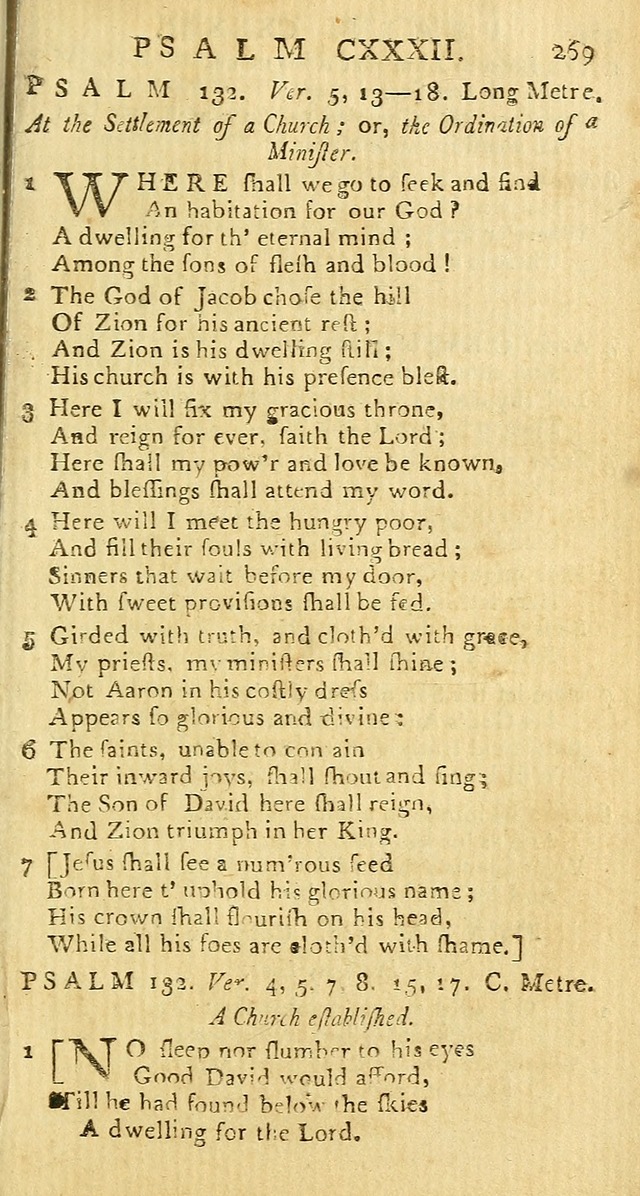 Psalms: carefully suited to the Christian worship in the United States of America: being an improvement of the old versions of the Psalms of David page 245