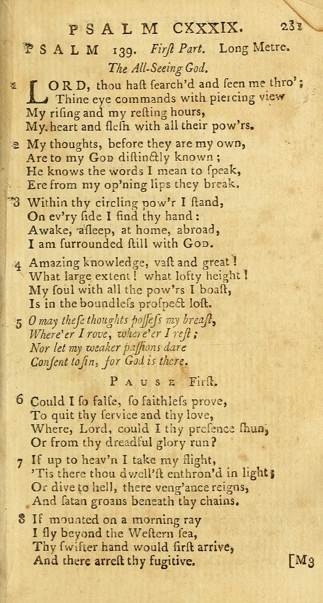 Psalms: carefully suited to the Christian worship in the United States of America: being an improvement of the old versions of the Psalms of David page 257