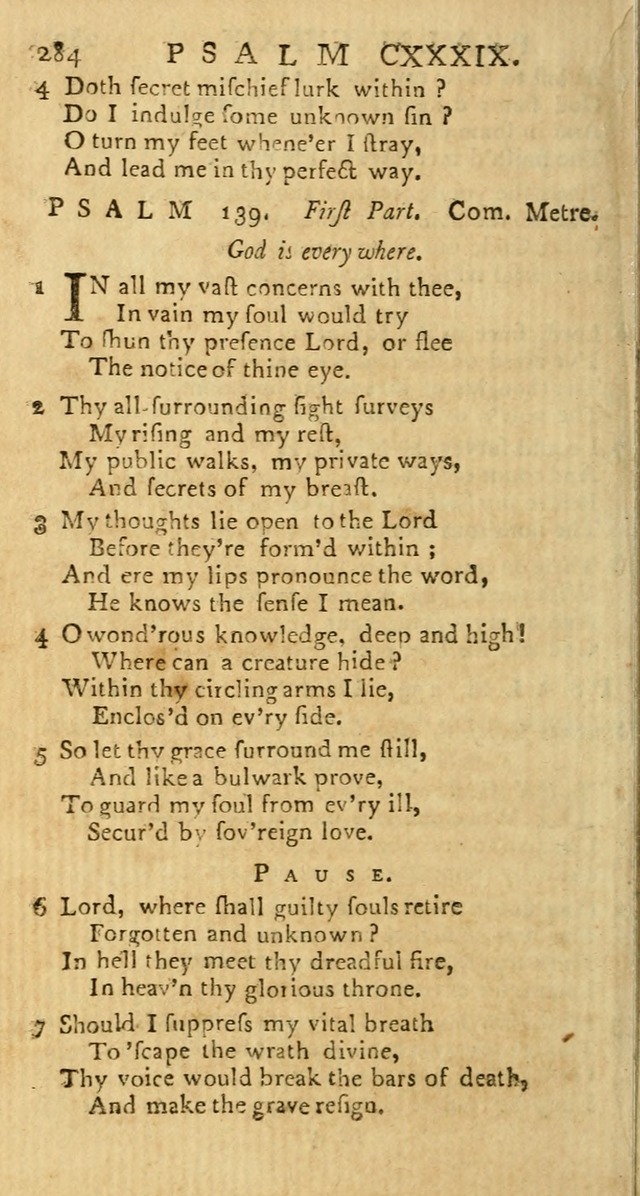 Psalms: carefully suited to the Christian worship in the United States of America: being an improvement of the old versions of the Psalms of David page 260