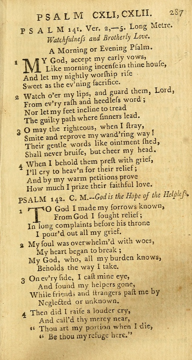 Psalms: carefully suited to the Christian worship in the United States of America: being an improvement of the old versions of the Psalms of David page 263