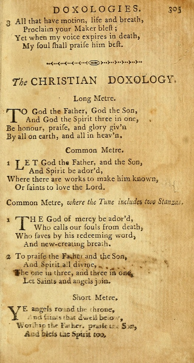 Psalms: carefully suited to the Christian worship in the United States of America: being an improvement of the old versions of the Psalms of David page 281