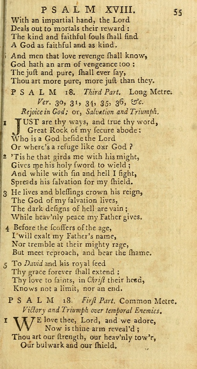 Psalms: carefully suited to the Christian worship in the United States of America: being an improvement of the old versions of the Psalms of David page 31