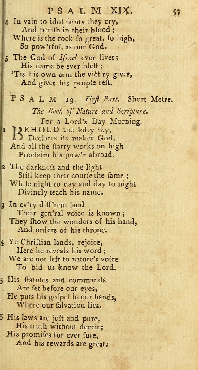 Psalms: carefully suited to the Christian worship in the United States of America: being an improvement of the old versions of the Psalms of David page 33