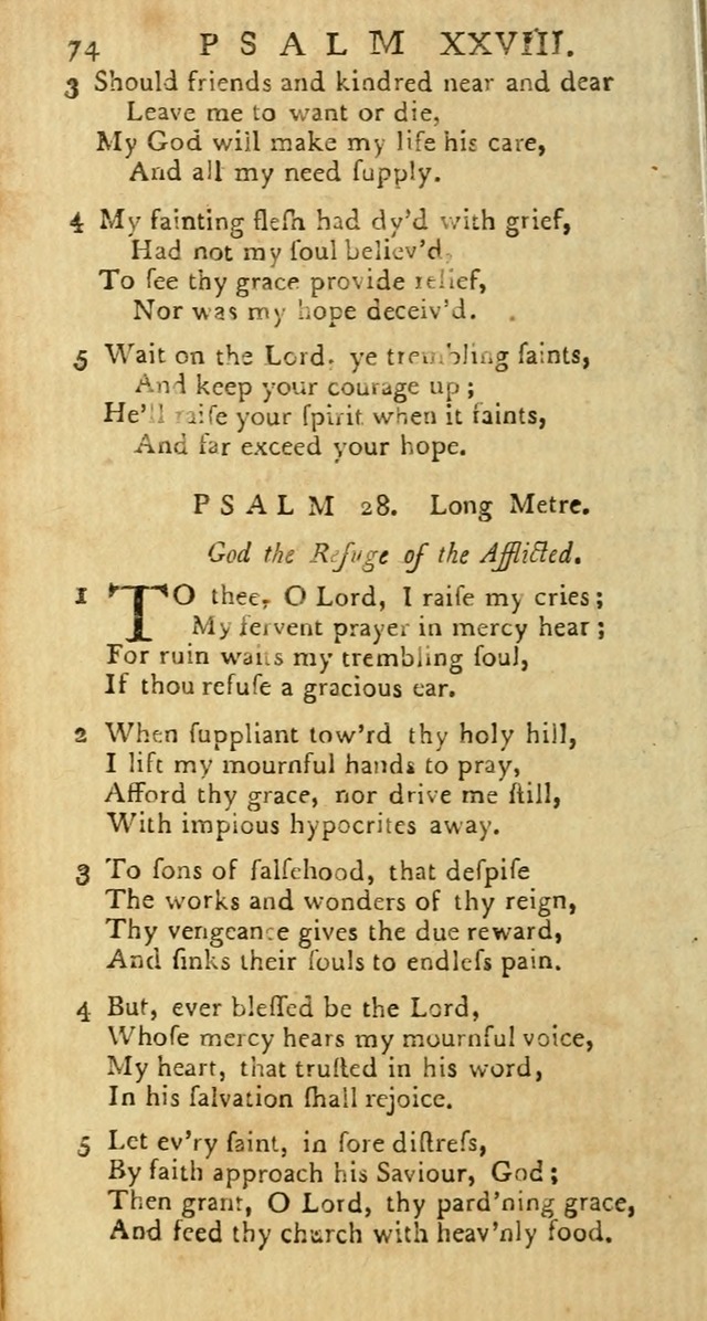 Psalms: carefully suited to the Christian worship in the United States of America: being an improvement of the old versions of the Psalms of David page 50