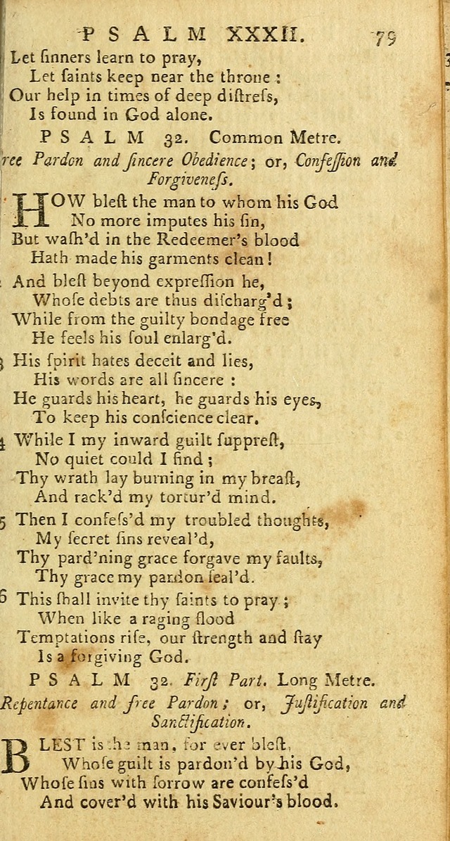 Psalms: carefully suited to the Christian worship in the United States of America: being an improvement of the old versions of the Psalms of David page 55