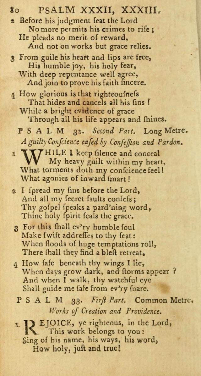 Psalms: carefully suited to the Christian worship in the United States of America: being an improvement of the old versions of the Psalms of David page 56