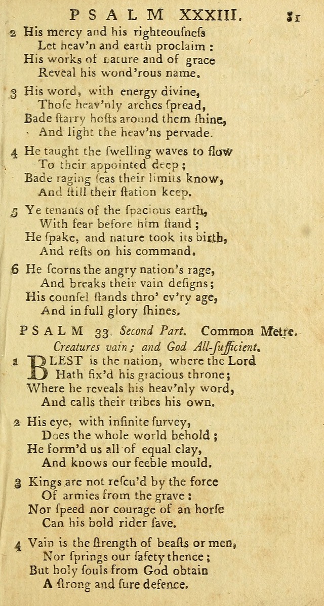 Psalms: carefully suited to the Christian worship in the United States of America: being an improvement of the old versions of the Psalms of David page 57