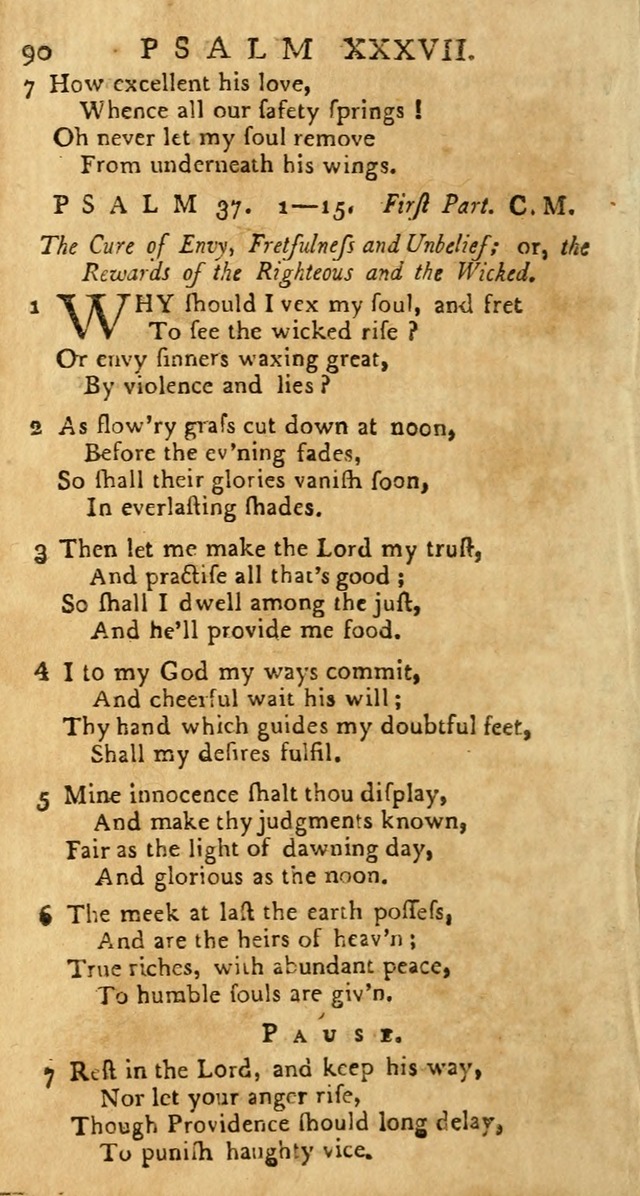 Psalms: carefully suited to the Christian worship in the United States of America: being an improvement of the old versions of the Psalms of David page 66