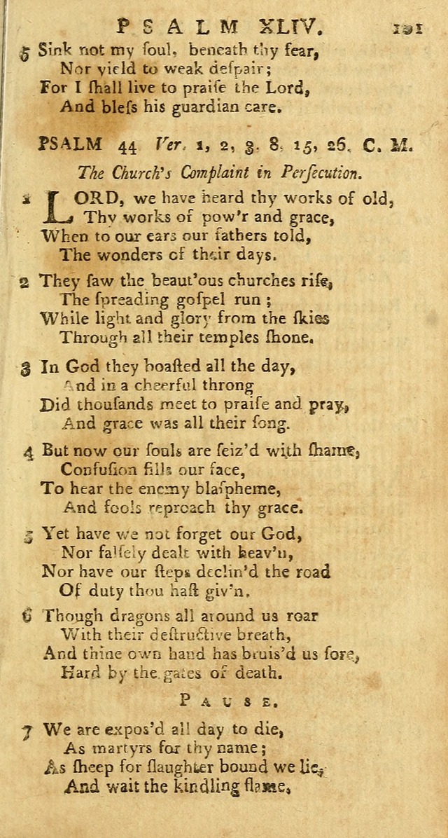 Psalms: carefully suited to the Christian worship in the United States of America: being an improvement of the old versions of the Psalms of David page 77