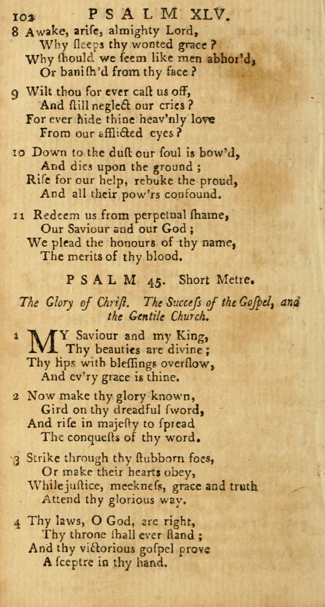 Psalms: carefully suited to the Christian worship in the United States of America: being an improvement of the old versions of the Psalms of David page 78