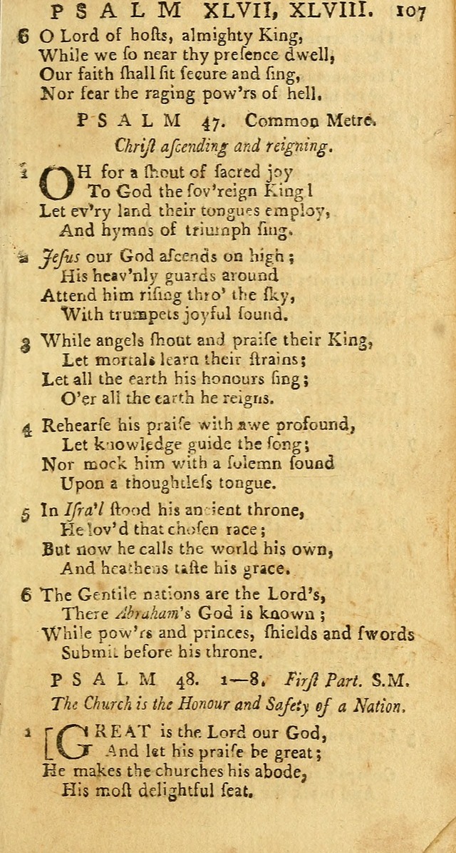 Psalms: carefully suited to the Christian worship in the United States of America: being an improvement of the old versions of the Psalms of David page 83