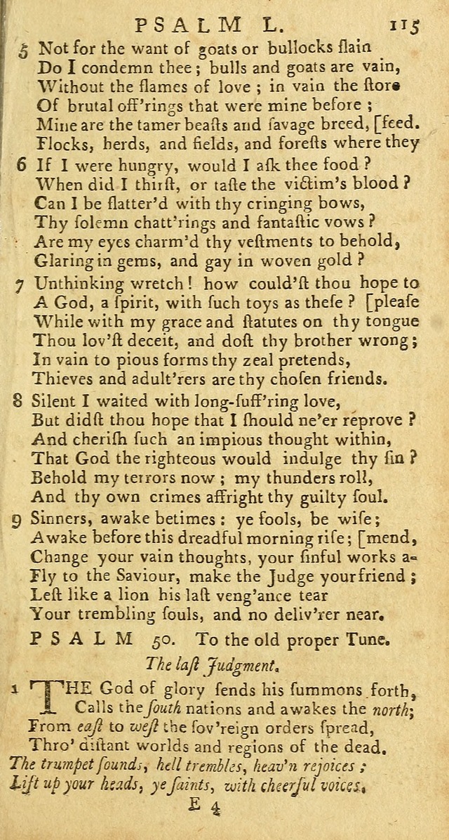 Psalms: carefully suited to the Christian worship in the United States of America: being an improvement of the old versions of the Psalms of David page 91
