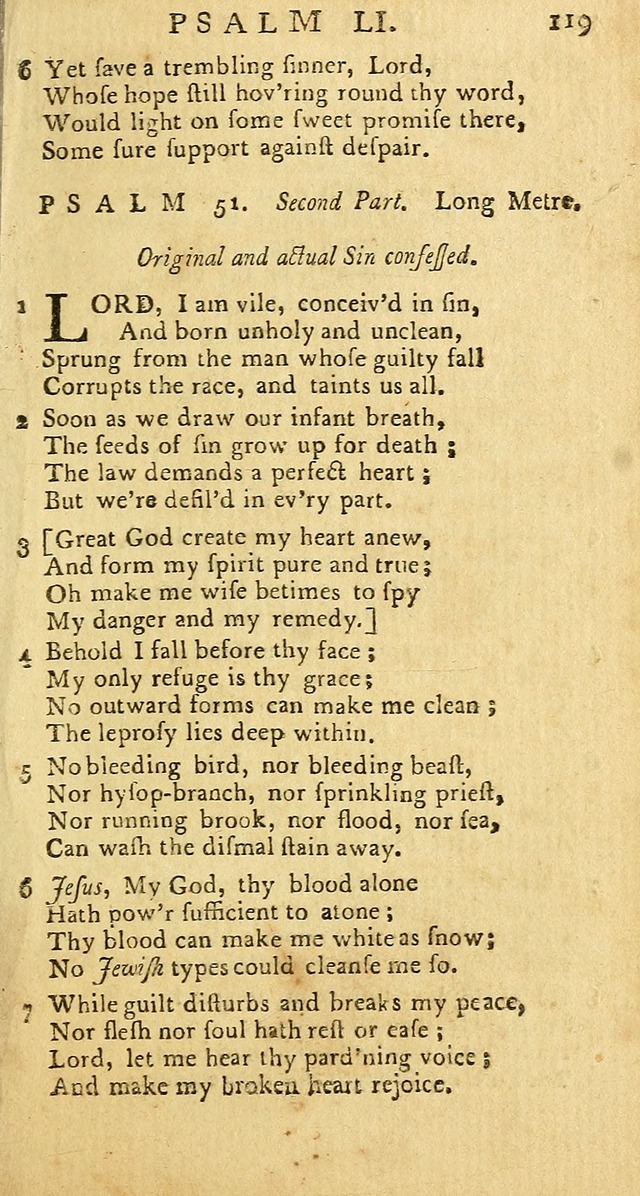 Psalms: carefully suited to the Christian worship in the United States of America: being an improvement of the old versions of the Psalms of David page 95