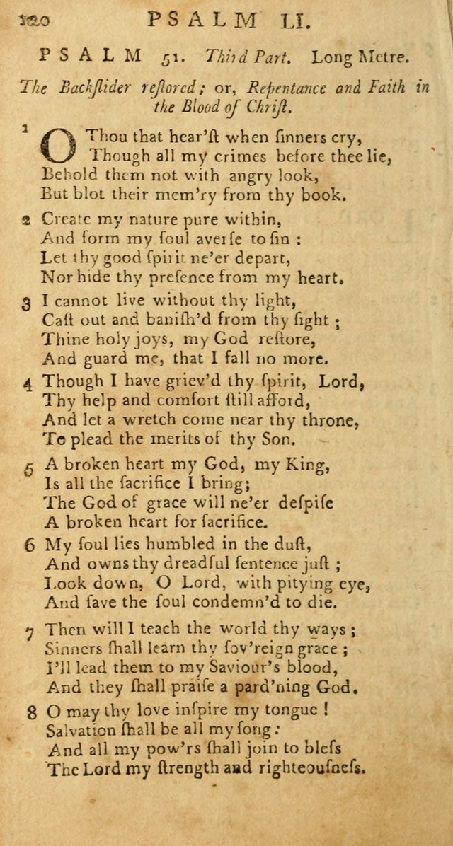 Psalms: carefully suited to the Christian worship in the United States of America: being an improvement of the old versions of the Psalms of David page 96