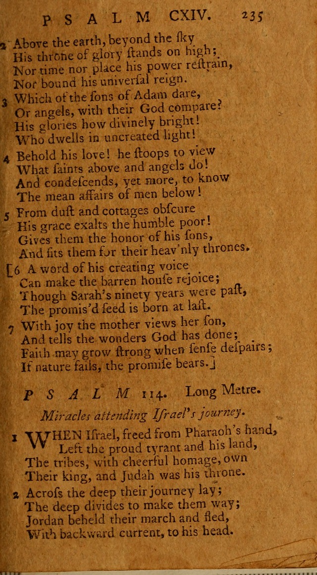 Psalms, carefully suited to the Christian worship in the United States of America: being an improvement of the old version of the Psalms of David ; allowed by the reverend Synod of New York and Philad page 237