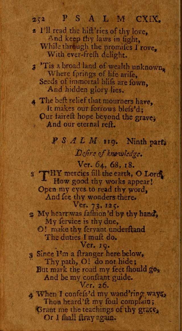 Psalms, carefully suited to the Christian worship in the United States of America: being an improvement of the old version of the Psalms of David ; allowed by the reverend Synod of New York and Philad page 254