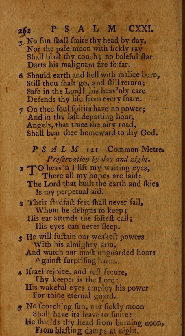 Psalms, carefully suited to the Christian worship in the United States of America: being an improvement of the old version of the Psalms of David ; allowed by the reverend Synod of New York and Philad page 264