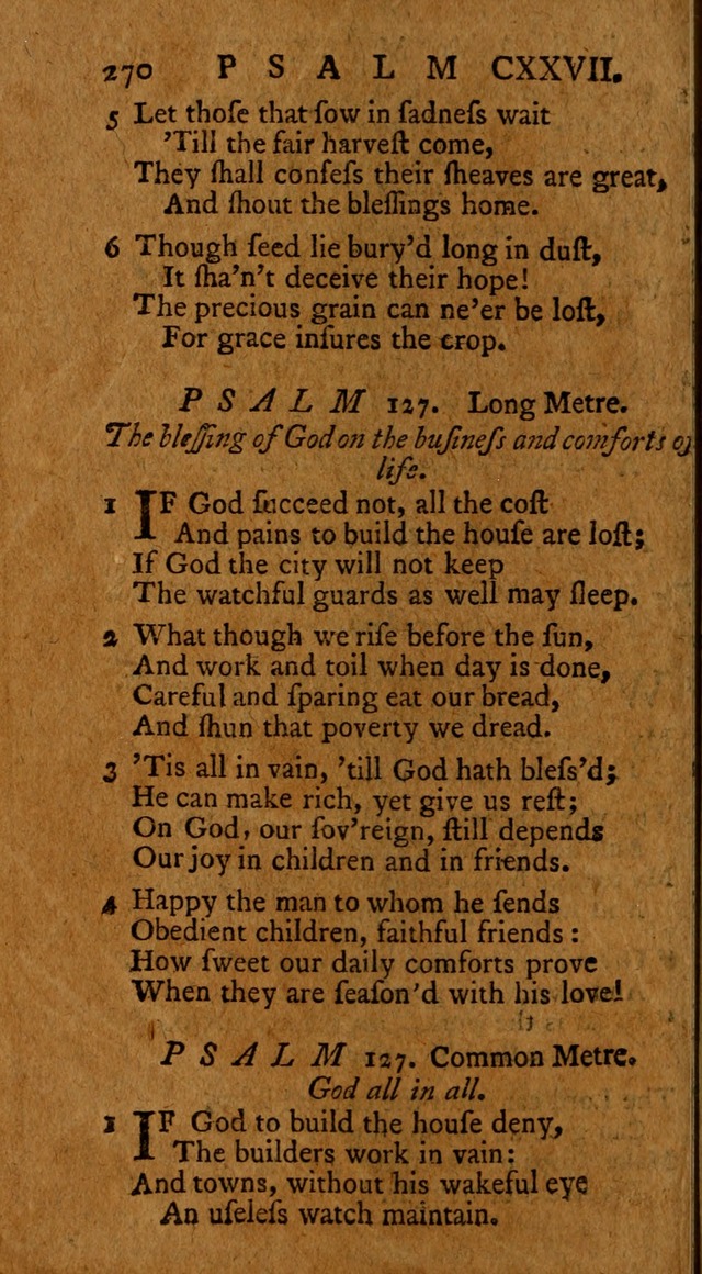 Psalms, carefully suited to the Christian worship in the United States of America: being an improvement of the old version of the Psalms of David ; allowed by the reverend Synod of New York and Philad page 272