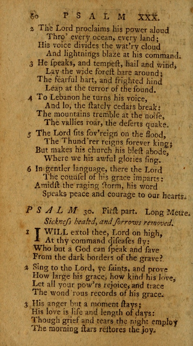 Psalms, carefully suited to the Christian worship in the United States of America: being an improvement of the old version of the Psalms of David ; allowed by the reverend Synod of New York and Philad page 60