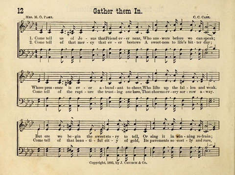 Pure Delight: a collection of Songs and Services for Sunday Schools page 12