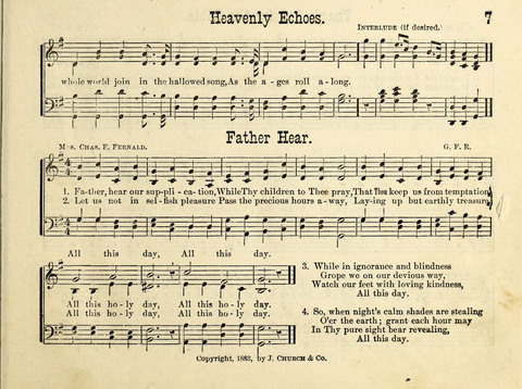 Pure Delight: a collection of Songs and Services for Sunday Schools page 7