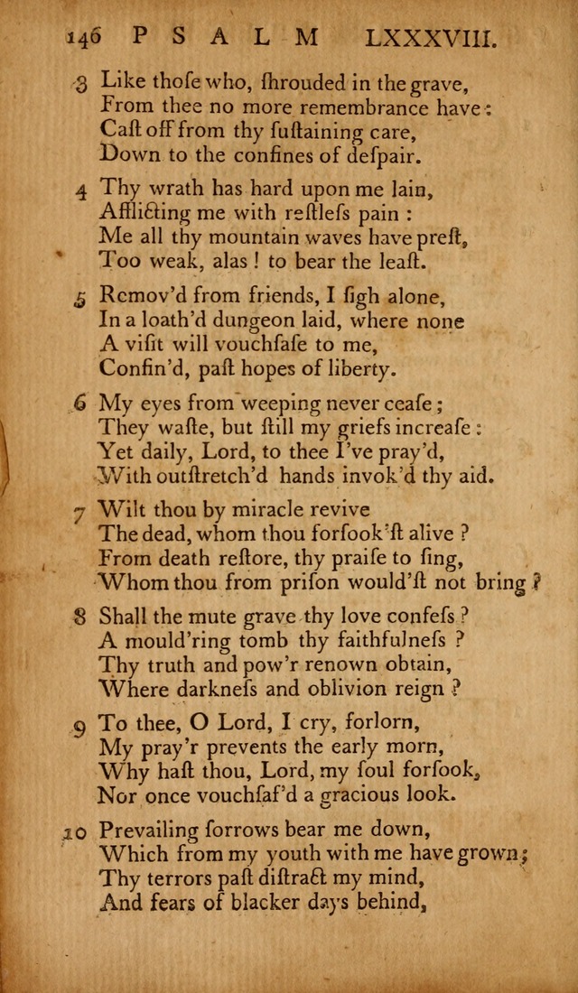 The Psalms of David: with hymns and spiritual songs: also, the catechism, confession of faith, and liturgy of the Reformed Church in the Netherlands page 146