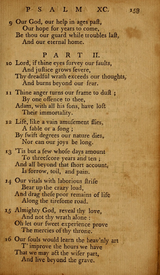 The Psalms of David: with hymns and spiritual songs: also, the catechism, confession of faith, and liturgy of the Reformed Church in the Netherlands page 153