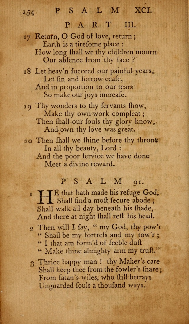 The Psalms of David: with hymns and spiritual songs: also, the catechism, confession of faith, and liturgy of the Reformed Church in the Netherlands page 154