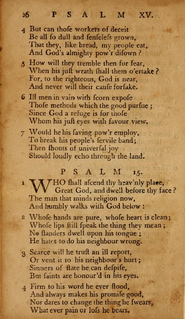 The Psalms of David: with hymns and spiritual songs: also, the catechism, confession of faith, and liturgy of the Reformed Church in the Netherlands page 16