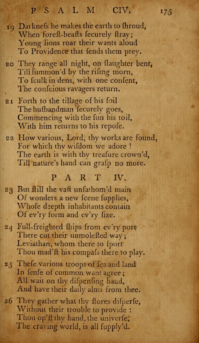 The Psalms of David: with hymns and spiritual songs: also, the catechism, confession of faith, and liturgy of the Reformed Church in the Netherlands page 175