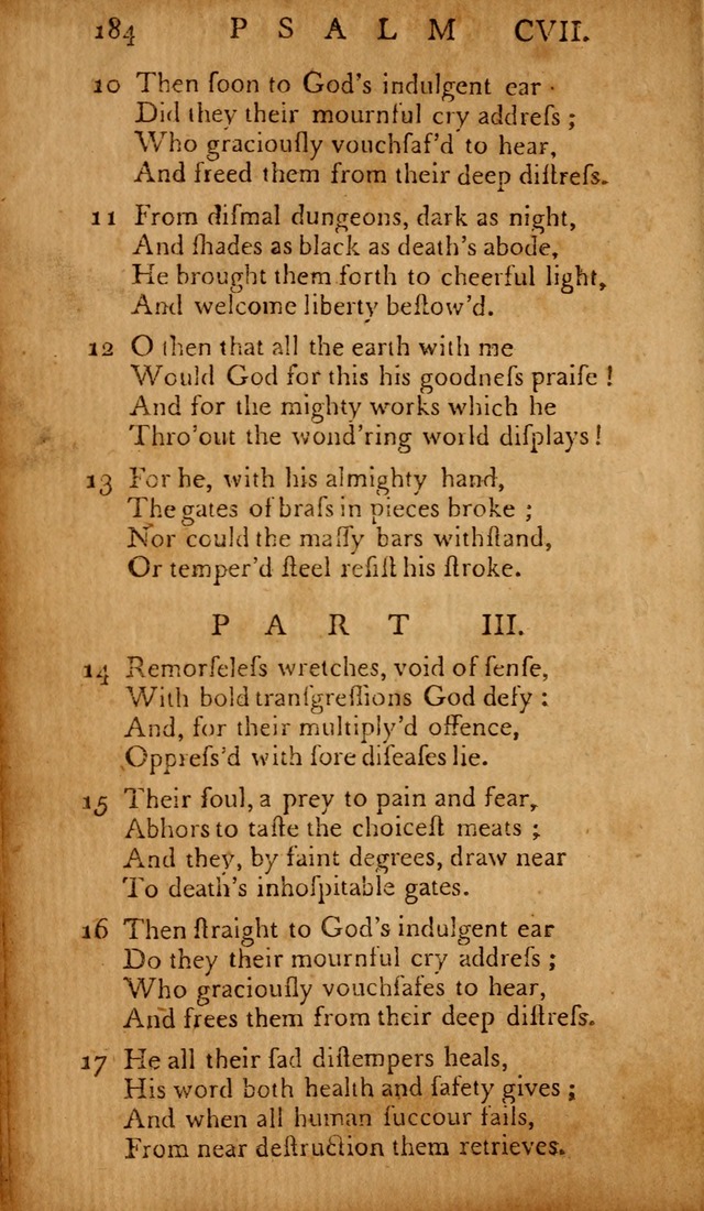 The Psalms of David: with hymns and spiritual songs: also, the catechism, confession of faith, and liturgy of the Reformed Church in the Netherlands page 184