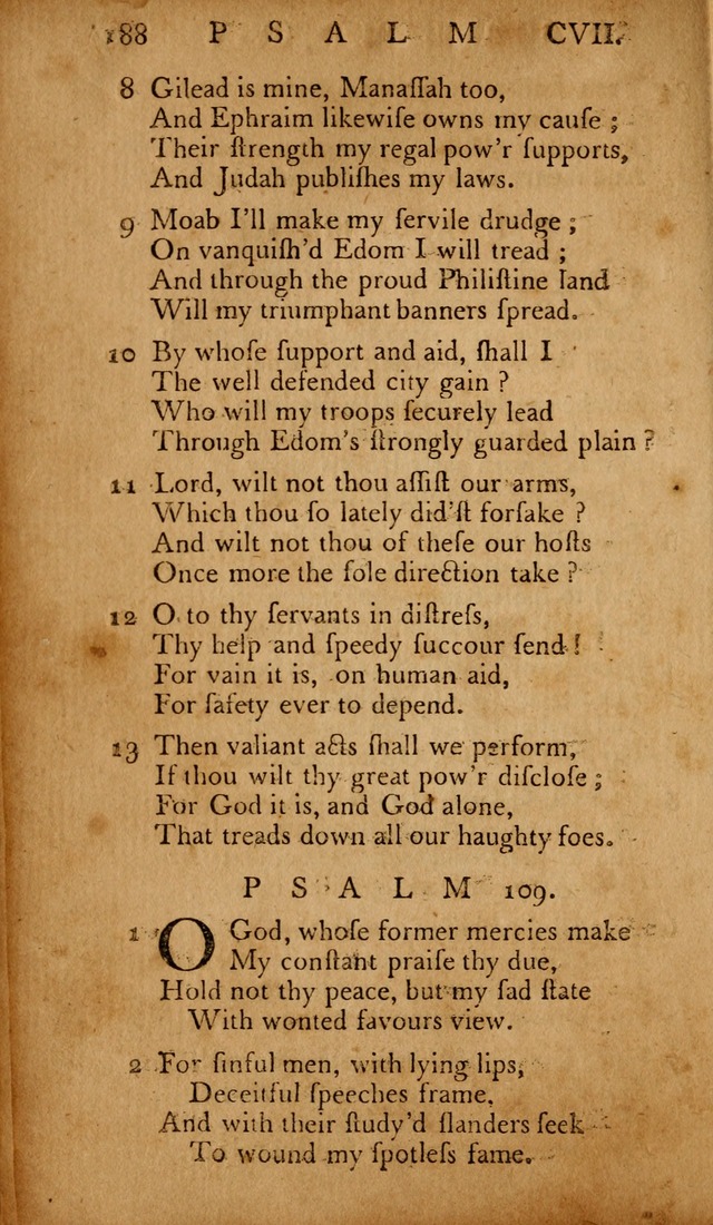 The Psalms of David: with hymns and spiritual songs: also, the catechism, confession of faith, and liturgy of the Reformed Church in the Netherlands page 188