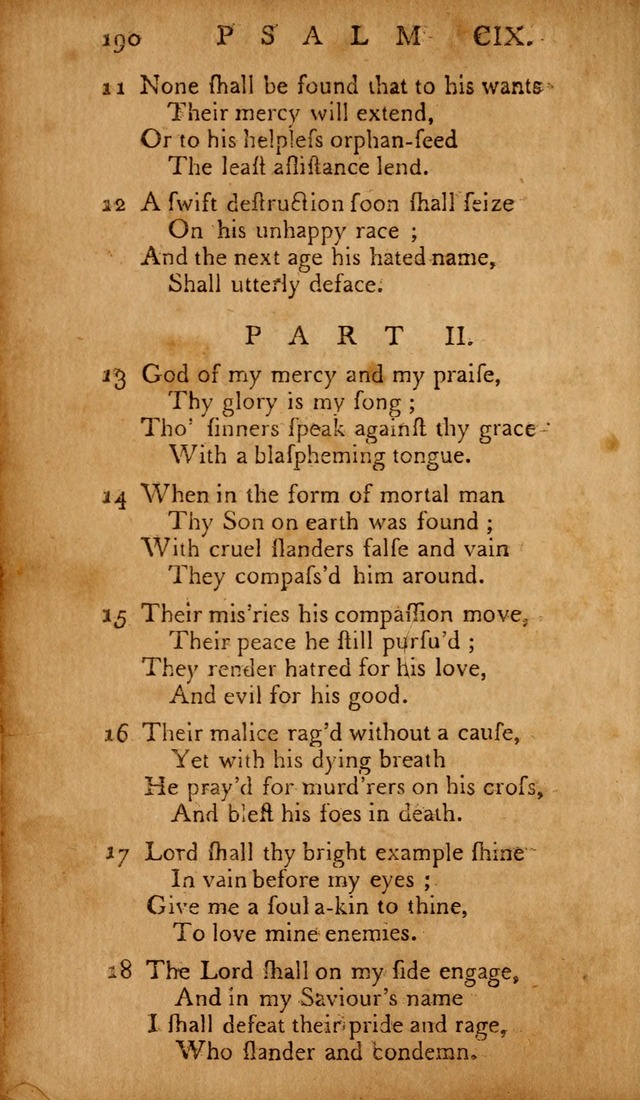 The Psalms of David: with hymns and spiritual songs: also, the catechism, confession of faith, and liturgy of the Reformed Church in the Netherlands page 190