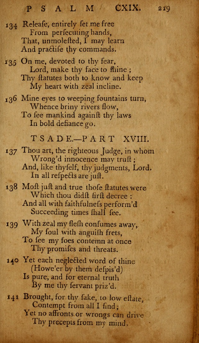 The Psalms of David: with hymns and spiritual songs: also, the catechism, confession of faith, and liturgy of the Reformed Church in the Netherlands page 219