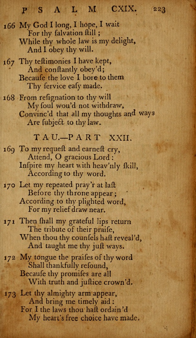 The Psalms of David: with hymns and spiritual songs: also, the catechism, confession of faith, and liturgy of the Reformed Church in the Netherlands page 223