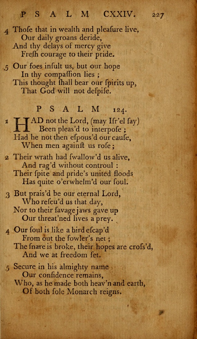 The Psalms of David: with hymns and spiritual songs: also, the catechism, confession of faith, and liturgy of the Reformed Church in the Netherlands page 227