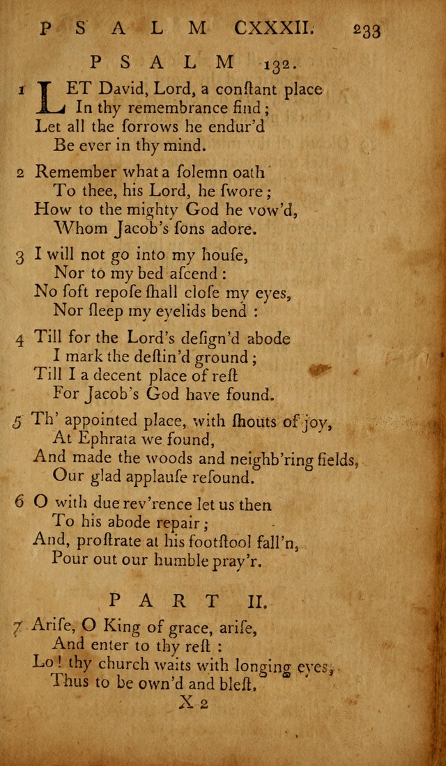 The Psalms of David: with hymns and spiritual songs: also, the catechism, confession of faith, and liturgy of the Reformed Church in the Netherlands page 233