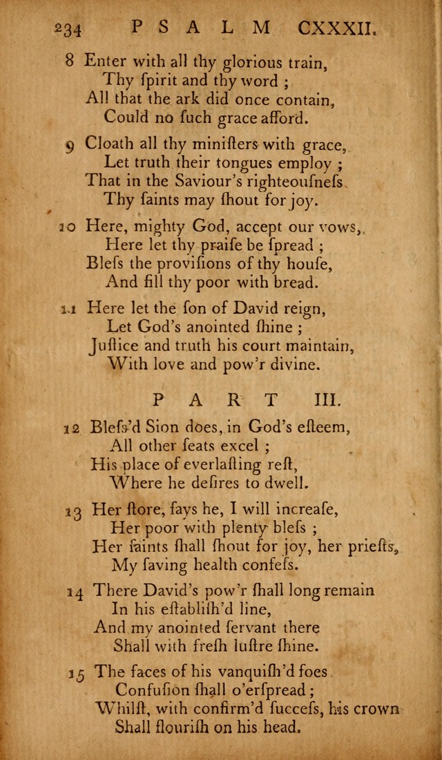 The Psalms of David: with hymns and spiritual songs: also, the catechism, confession of faith, and liturgy of the Reformed Church in the Netherlands page 234