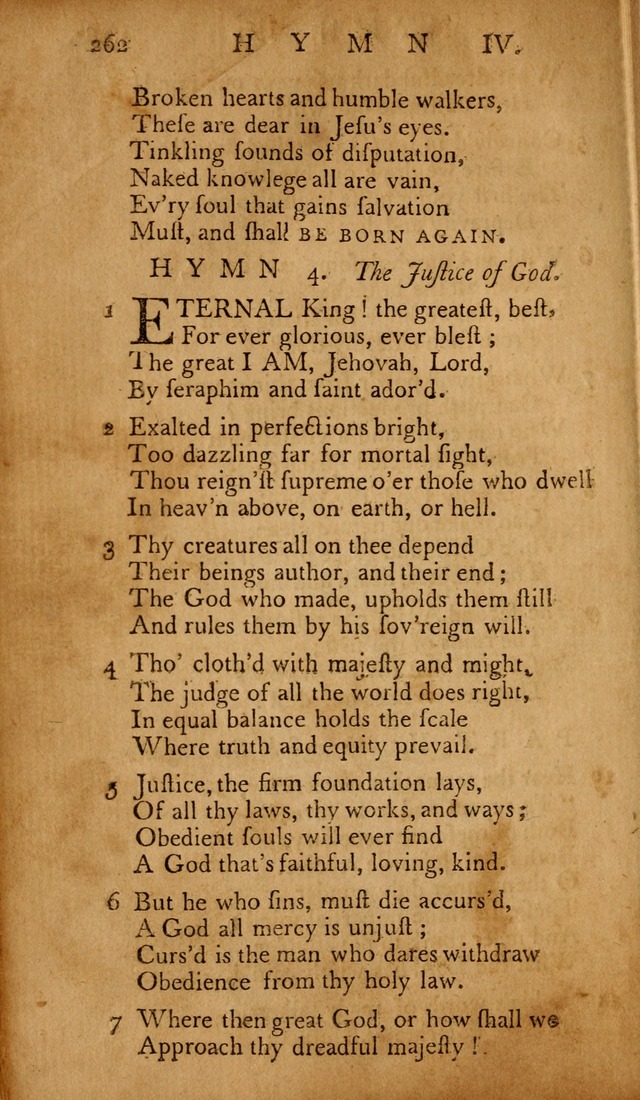 The Psalms of David: with hymns and spiritual songs: also, the catechism, confession of faith, and liturgy of the Reformed Church in the Netherlands page 262