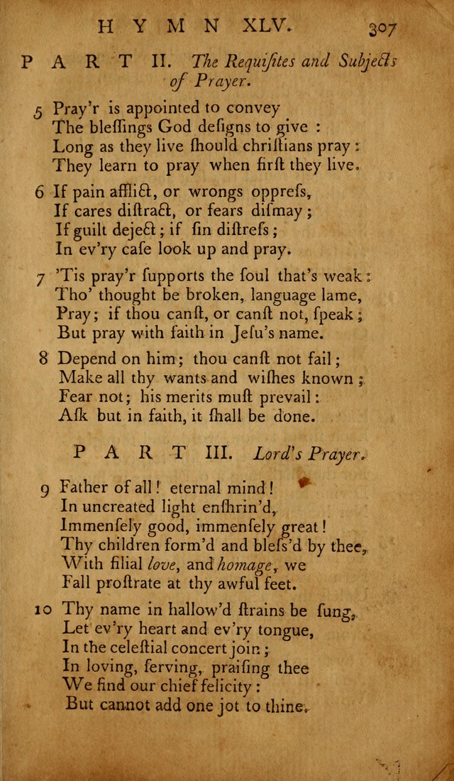 The Psalms of David: with hymns and spiritual songs: also, the catechism, confession of faith, and liturgy of the Reformed Church in the Netherlands page 307