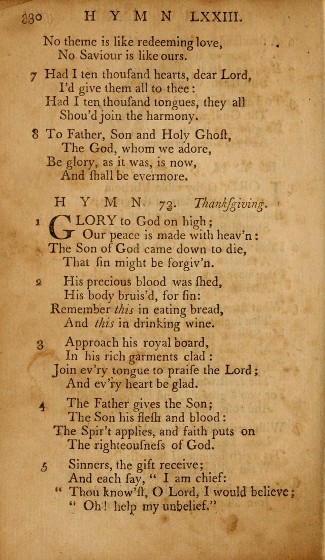 The Psalms of David: with hymns and spiritual songs: also, the catechism, confession of faith, and liturgy of the Reformed Church in the Netherlands page 330