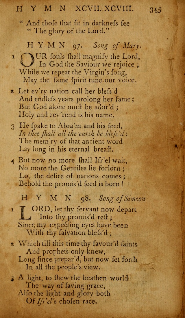 The Psalms of David: with hymns and spiritual songs: also, the catechism, confession of faith, and liturgy of the Reformed Church in the Netherlands page 345