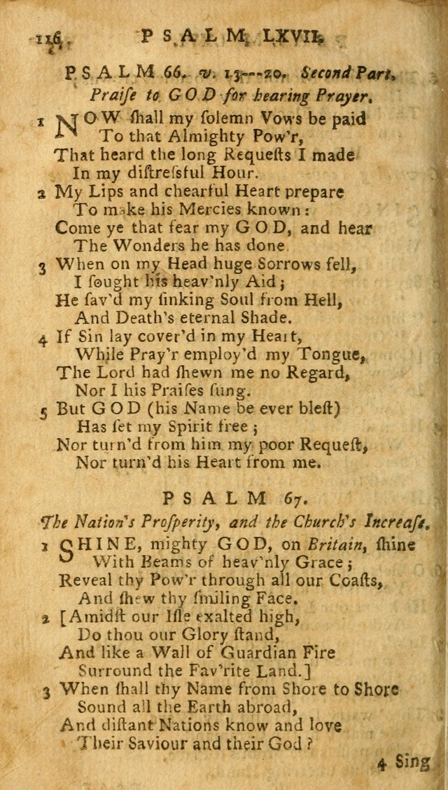 The Psalms of David: imitated in the language of the New Testament. page 116