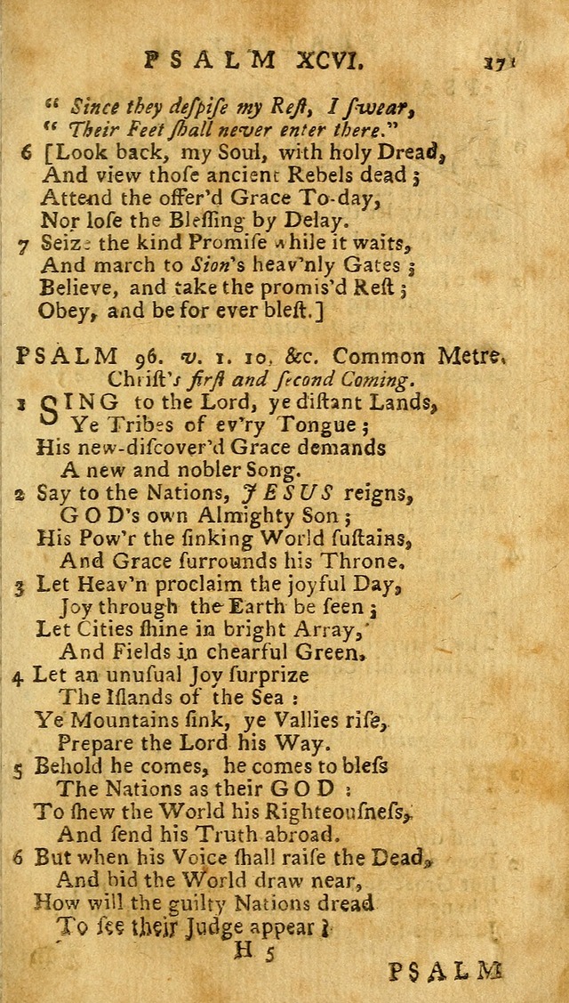 The Psalms of David: imitated in the language of the New Testament. page 171