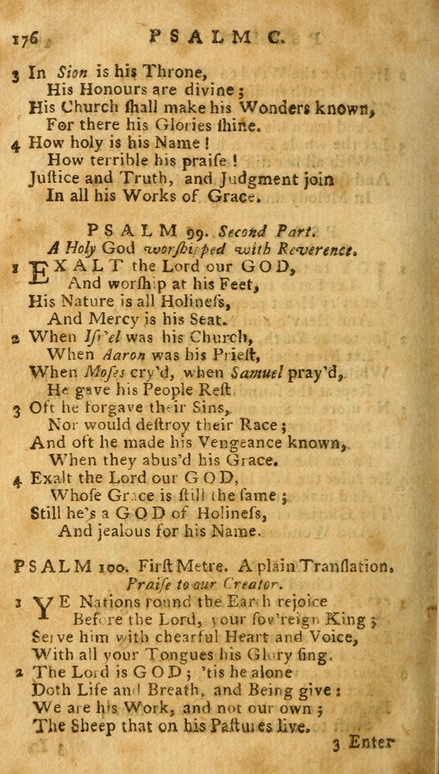 The Psalms of David: imitated in the language of the New Testament. page 176