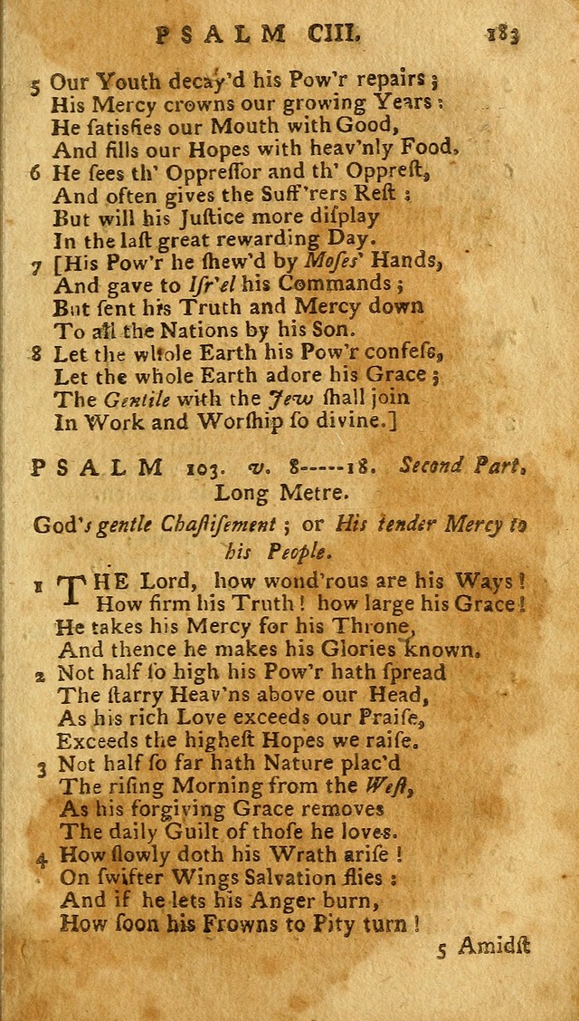 The Psalms of David: imitated in the language of the New Testament. page 183