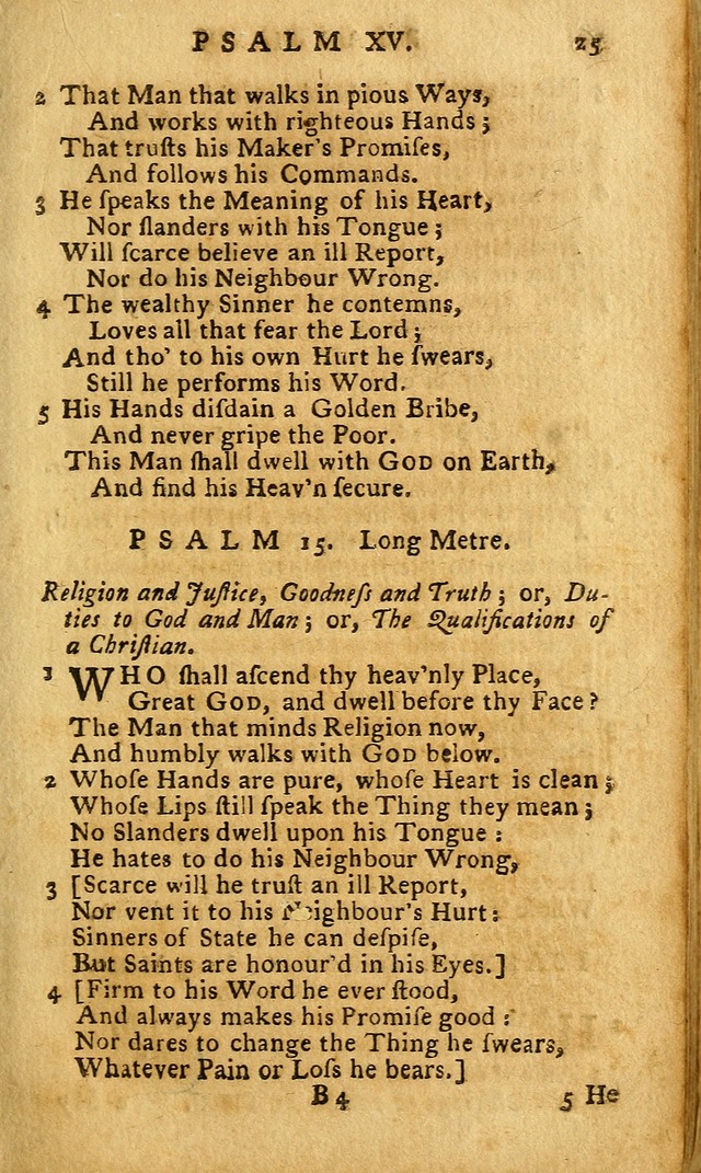 The Psalms of David: imitated in the language of the New Testament. page 25