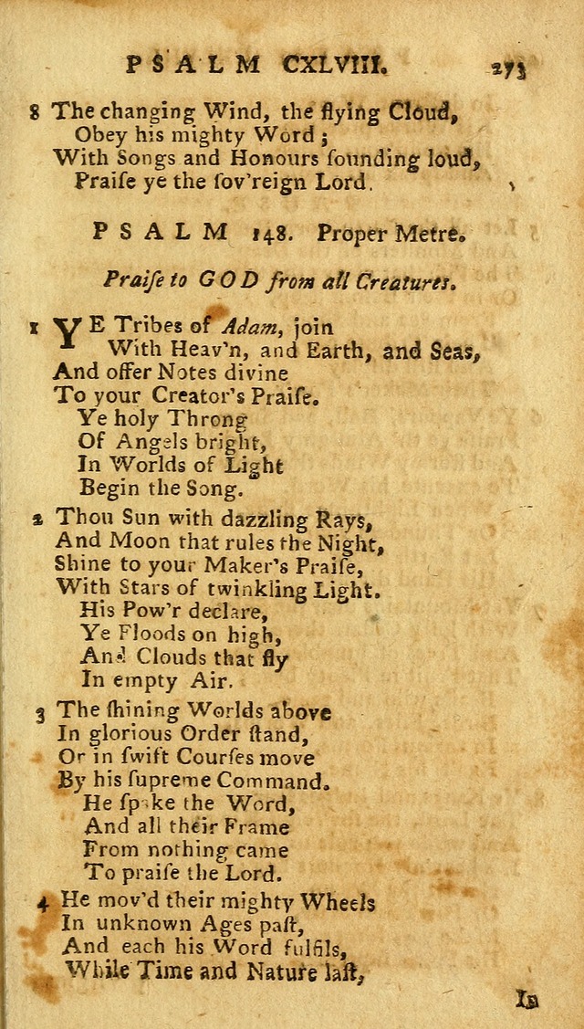 The Psalms of David: imitated in the language of the New Testament. page 273